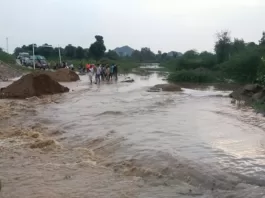 Made of 50 lakhs 2 years ago, washed away in the flow of Jawai river