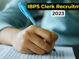 IBPS Clerk Recruitment 2023